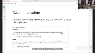 CH Architectural Review Commission  1172024 [upl. by Atled275]