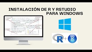 DESCARGAR E INSTALAR R Y RSTUDIO PARA WINDOWS 2022 ✅ 🖥 [upl. by Perla]