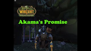 World of Warcraft Quests  Akamas Promise [upl. by Idarb253]