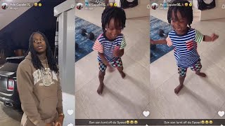 Polo G Records His Son Dancing And Shows Him The Footage After😍😍😍🥰🥰🥰 [upl. by Barker]