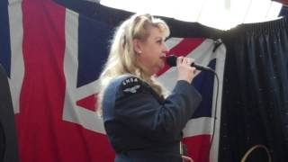 Maria Manchester VE Day Cabaret Show Oswaldtwistle Mills [upl. by Nohsav21]