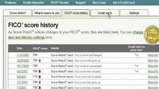 myFICO Score Watch with FICO Scores  Review 1 [upl. by Medora]