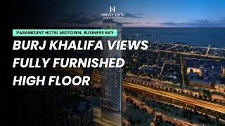 Stunning 2 Bedroom Apartment in Paramount Hotel Midtown Business Bay Dubai [upl. by Hutson]