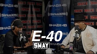 E40 Freestyles Live For the First Time  Reveals Hes Sways Cousin amp Breaks Down Recording Process [upl. by Assiar]