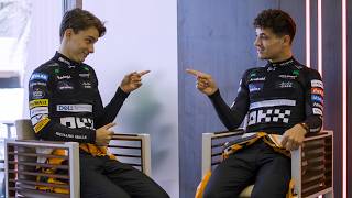 In Conversation With Lando Norris and Oscar Piastri  Looking Ahead To The 2024 F1 Season [upl. by Paradies]