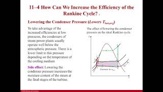 Increasing Efficiency of the Rankine Cycle [upl. by Cartan]