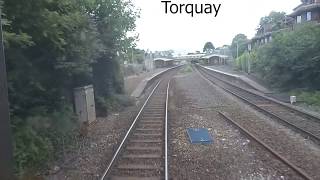 A Train Drivers view Newton Abbot  Paignton [upl. by Rehpotsirahc]