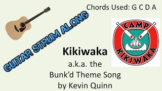 Kikiwaka BUNK’D Theme Guitar Chords Guide  Playalong  Strumalong guitarlesson guitarteacher [upl. by Aimar789]