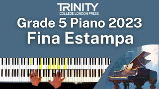 Trinity Grade 5 Piano 2021  2023  Allegro by F X Dušek [upl. by Eceined516]