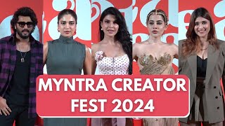 UNCUT  Jacqueline Fernandez Uorfi Javed Arjun Kapoor amp Others At The Myntra Creator Fest 2024 [upl. by Roberts]