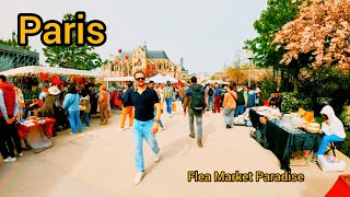 Paris France 🇲🇫 Flea Market Paradise Paris A Walk In Paris 2024 [upl. by Perceval777]