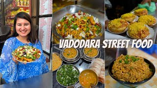 Best VADODARA Street Food  Sev Usal Tamtam Penda Chinese amp More [upl. by Laius]