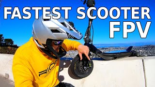 RION RE100 Electric Scooter First Look amp FPV Test Ride [upl. by Bettzel]