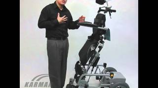 XO202 Power Standing Wheelchair  by Karman Healthcare power wheelchair [upl. by Leonanie974]