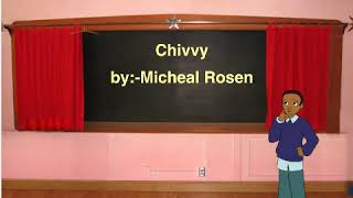 chivvy class 7 poem animated [upl. by Nibas]