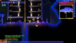 Best Stuff in the game Chlorophyte bars armors and weapons Terraria 12 tutorial [upl. by Nylidnam]