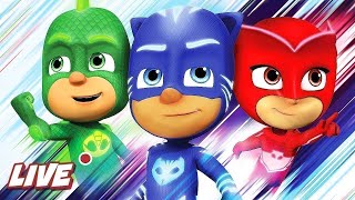 🔴 Watch Season 4 LIVE  PJ Masks Official  Kids Video For Kids [upl. by Oralie]