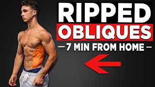 7 MIN LEGENDARY OBLIQUES NO EQUIPMENT BODYWEIGHT WORKOUT [upl. by Howes764]