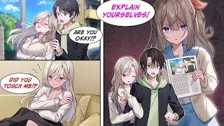 Manga Dub I helped a pretty model who passed out and it became a huge scandal RomCom [upl. by Nertie]