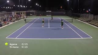 40 div  Agana Lights vs Nissan Titans 02152024  Guam tennis [upl. by Natehc498]