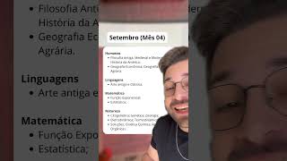 Cronograma para estudar em 5 meses p o Enem [upl. by Noam877]