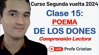 Clase 15  Curso Exani II Poema de LOS DONES  Segunda vuelta 2024 [upl. by Llieno479]