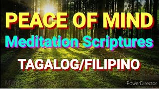 PEACE OF MIND❤️  TAGALOGFILIPINO Language  BEDTIME MEDITATION SCRIPTURESGod❤️u tagalogbibles1 [upl. by Salakcin470]