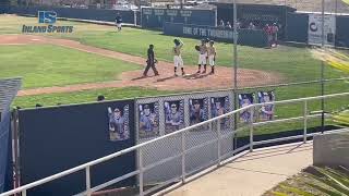 BASEBALL Yucaipa’s Jacob Reimer 3 HRs 6 RBI in 156 win vs REV [upl. by Xylon]