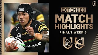 NRL 2024  Panthers v Sharks  Extended Match Highlights [upl. by Reinal968]