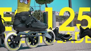 ROLLERBLADE E2 125 PRO REVIEW  THE 2 IN 1 INLINE SKATE FOR FITNESS AND MARATHONS [upl. by Ileane200]