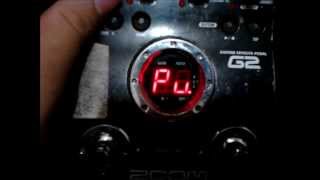 Patches ZOOM G2  DRIVE BASEDRIVE SOLO  Ramon Pereira [upl. by Eerized946]