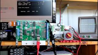 Motor control with an HBridge and the VellemanK8055N interface board [upl. by Sivram]