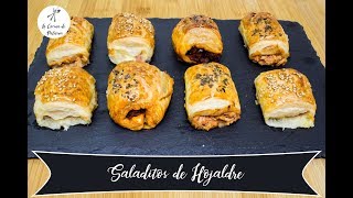 Saladitos de Hojaldre Variados  Aperitivos Fáciles y Rápidos [upl. by Alrahs67]