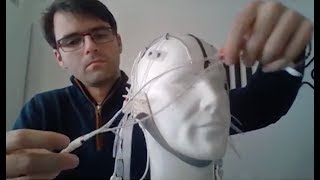 Setting up the Electroencephalography EEG Cap for BITalino [upl. by Schroer807]