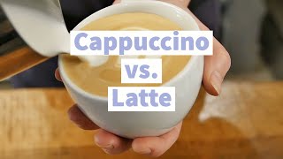 Cappuccino vs Latte and How They’re Different [upl. by Maximilien95]