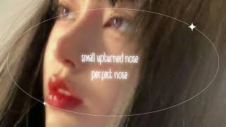 small upturned nose perfect nose Subliminal [upl. by Yekcor]