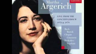 Alberto Ginastera Danzas argentinas Op2  2 Danza de la moza donosa Martha Argerich [upl. by Bolling735]