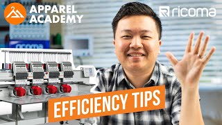 5 Efficiency Tips for Embroidery Businesses  Apparel Academy Ep 3 [upl. by Htepsle]