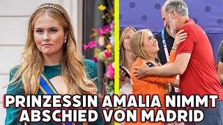 Prinzessin Amalia nimmt Abschied von Madrid ein rührendes Geständnis der Erbin [upl. by Aneeram537]