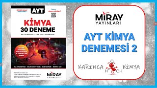 Miray Yayınları AYT Kimya Denemeleri  2 [upl. by Anolla]