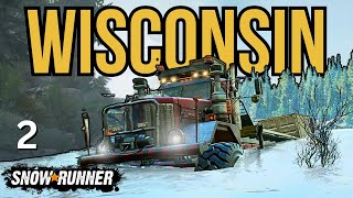 Crafting Simulator  Wisconsin  Ep2  HardMode SnowRunner [upl. by Eigram926]