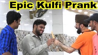 Epic Kulfi Prank  Allama Pranks  Totla reporter  Prank  Lahore TV [upl. by Almat]