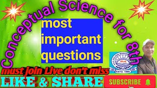 conceptual Science for class 8th first term [upl. by Dulcie]