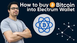 How to buy Bitcoin into Electrum  StepbyStep Tutroial [upl. by Mailliw]