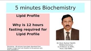 Why is fasting required for Lipid profile [upl. by Ynez]