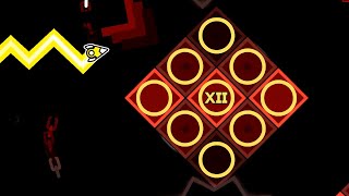 Nine Circles XII 100 All Coins  by Rustam  Medium Demon  Geometry Dash 2206 [upl. by Aihceyt198]