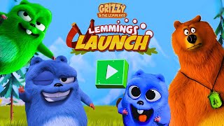 Very Interesting Lemmings Launch Gameplay Grizzy and Lemmings Launch Game 2024 Ep 469 [upl. by Heintz]