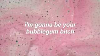 bubblegum bitch  marina and the diamonds lyrics [upl. by Orwin]