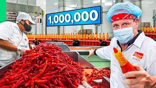 How CHILI SAUCE is Made One Million Bottles a Week [upl. by Konstantin]