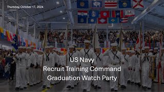 US Navy Recruit Training Command Graduation Ceremony on Thursday October 17 2024 [upl. by Atipul]